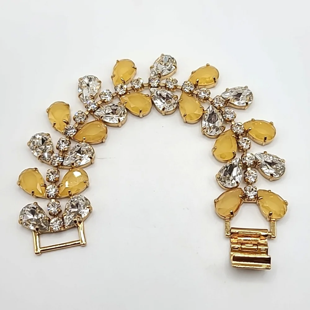 Kate Spade Gold Crystal Statement Bracelet